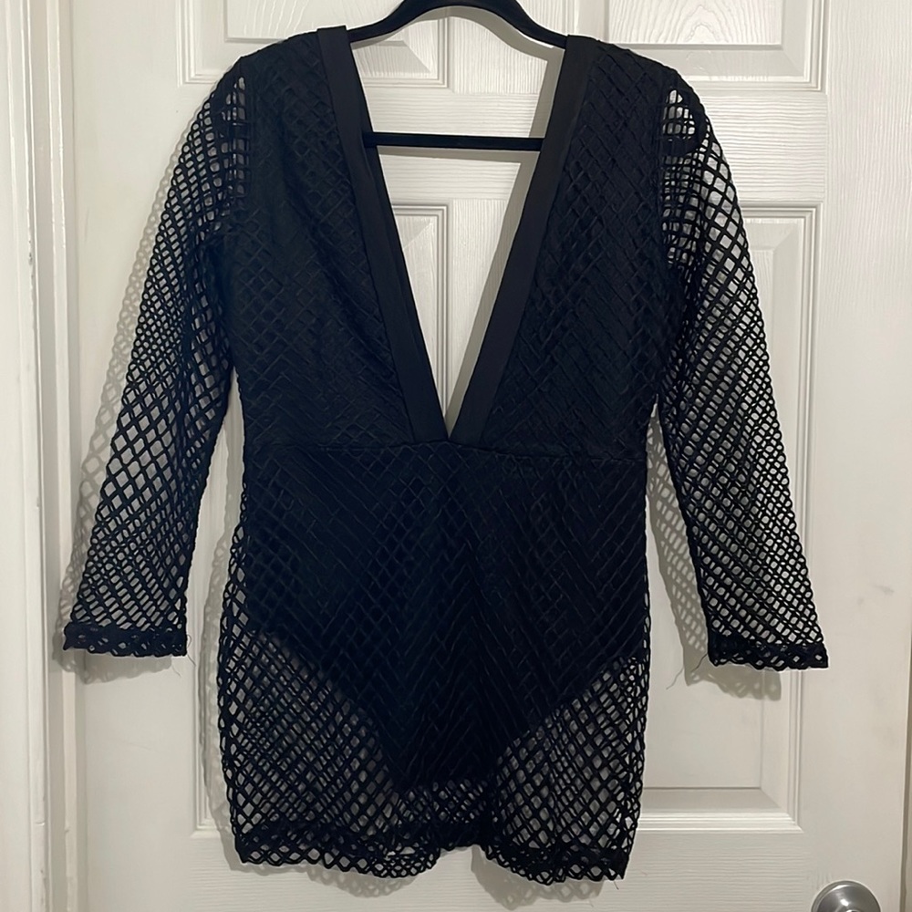 Mesh Mini Dress